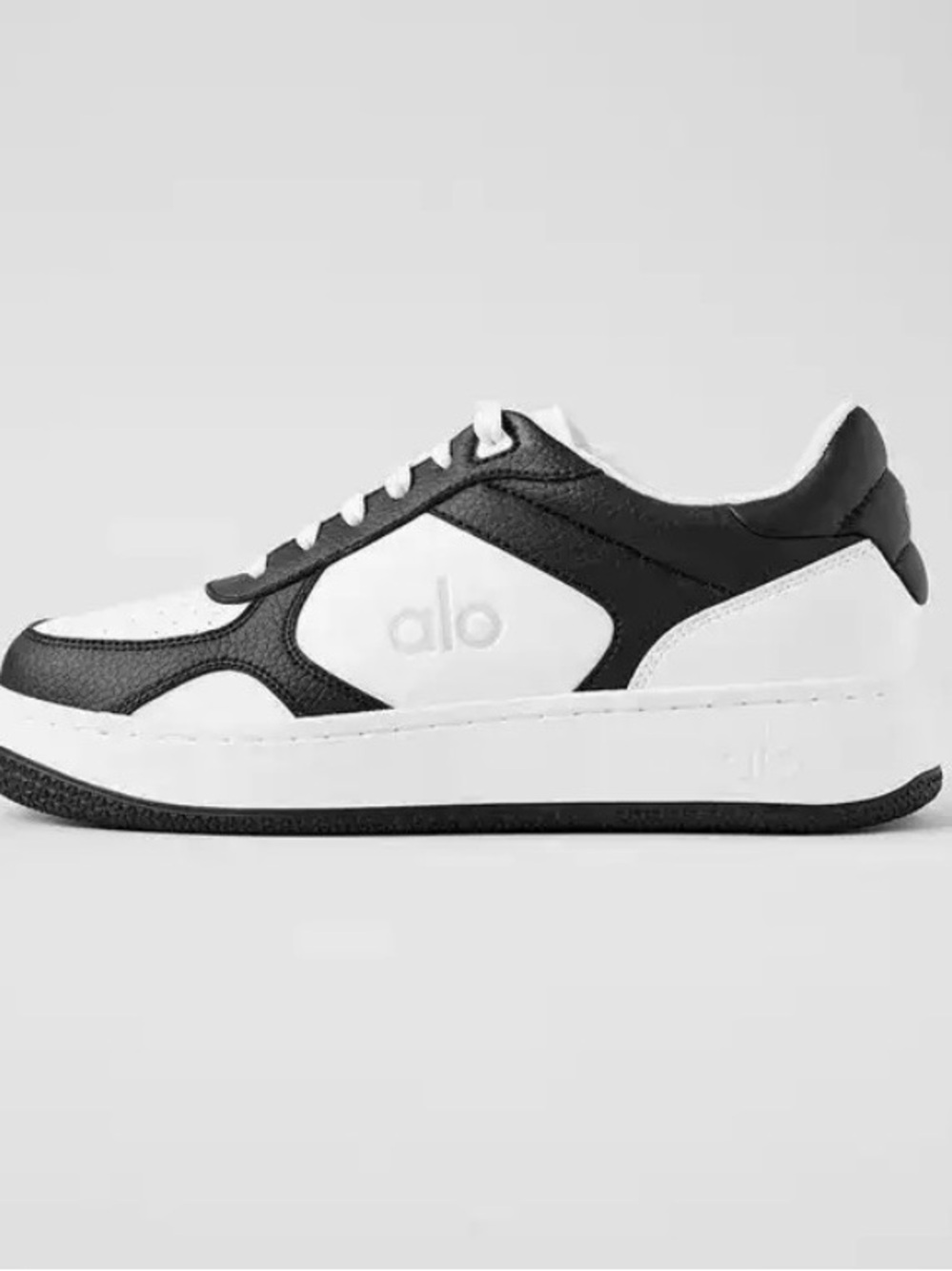 ALO Yoga Black and White Recovery Mode Sneaker Box
